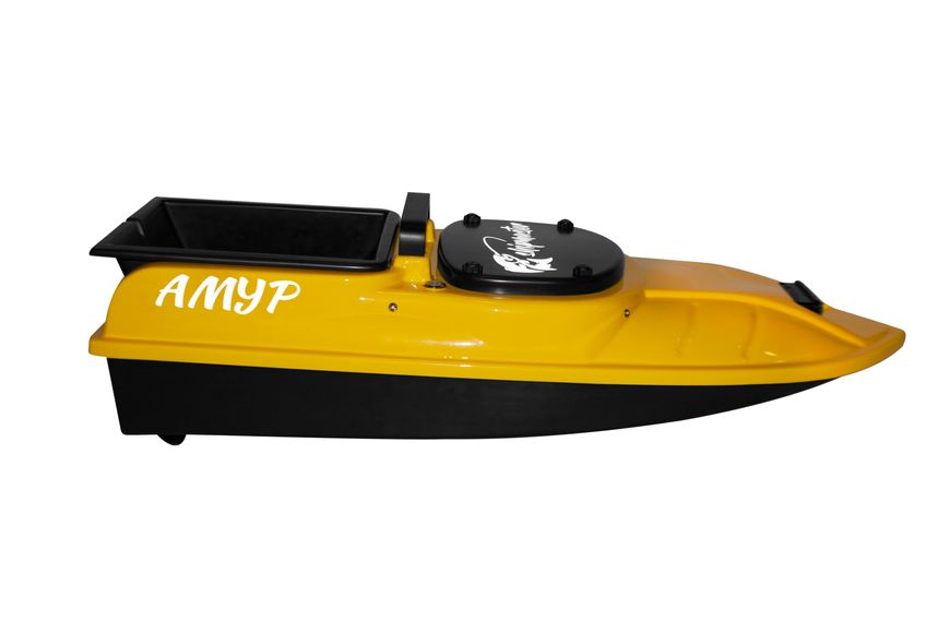 Карповый кораблик для прикормки рыбы Shipmaster "Амур" желтый SM-1001 фото